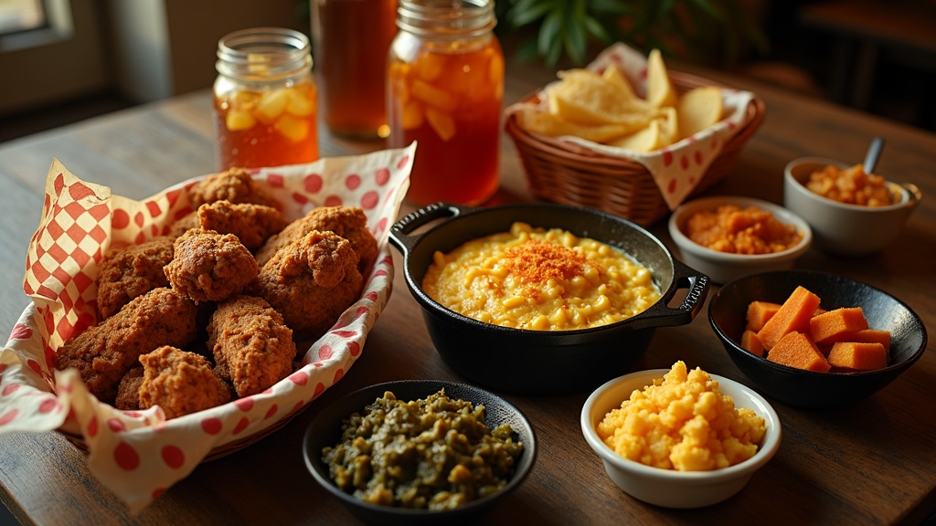 Hero shot of Evelyn's Soul Food website built by CruxFlow
